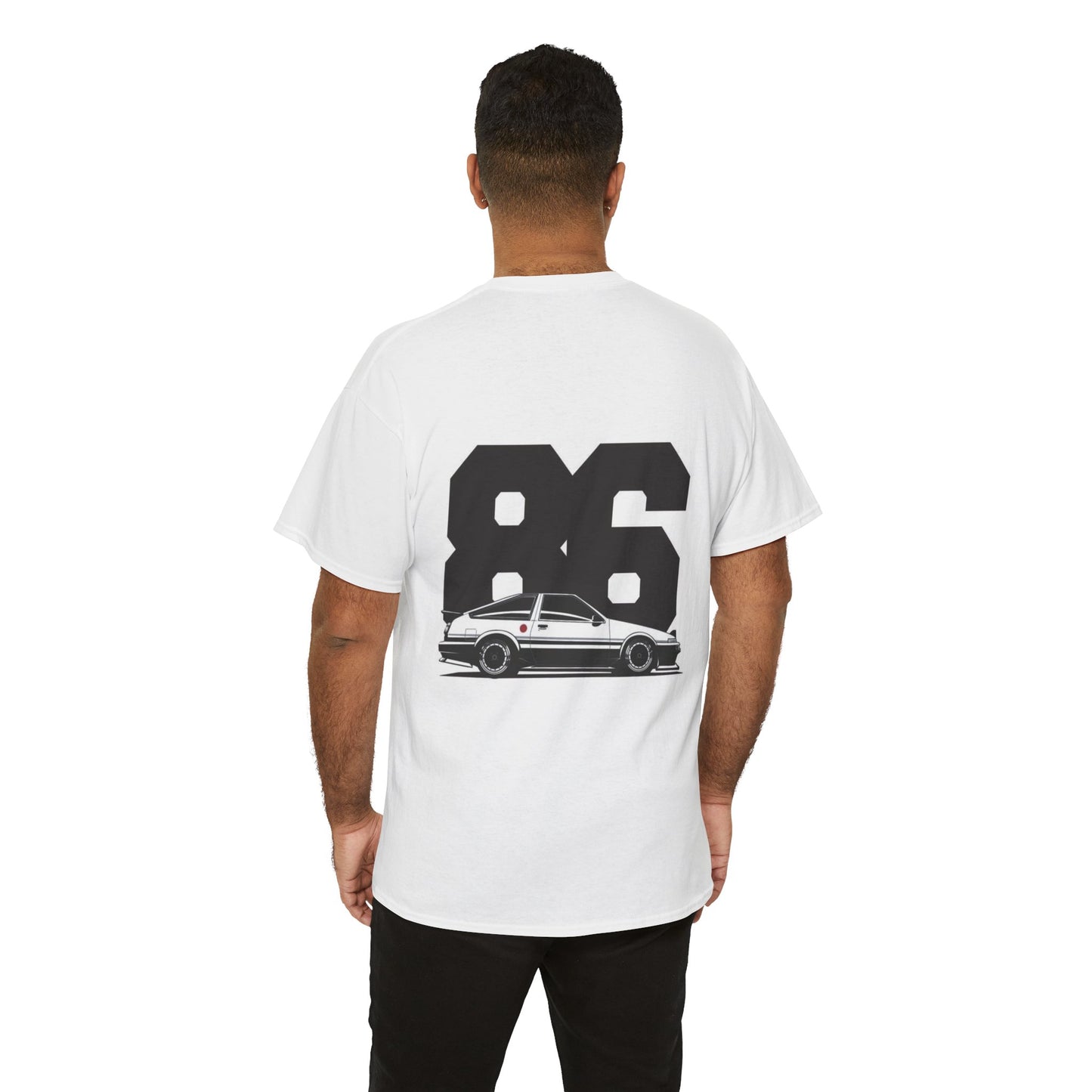 86 Corolla Tee — Retro AE86 Car Graphic T-Shirt (TrueND Text)