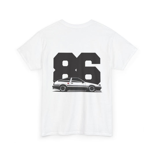 86 Corolla Tee — Retro AE86 Car Graphic T-Shirt (TrueND Text)
